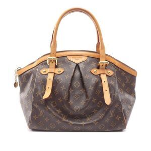 Pre Loved louis vuitton Women Brown Shoulder Bag